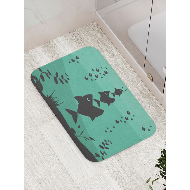 Underwater Life Themed Bath Mat