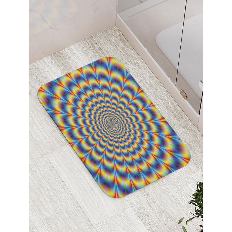 Psychedelic Hippie Art Bath Mat