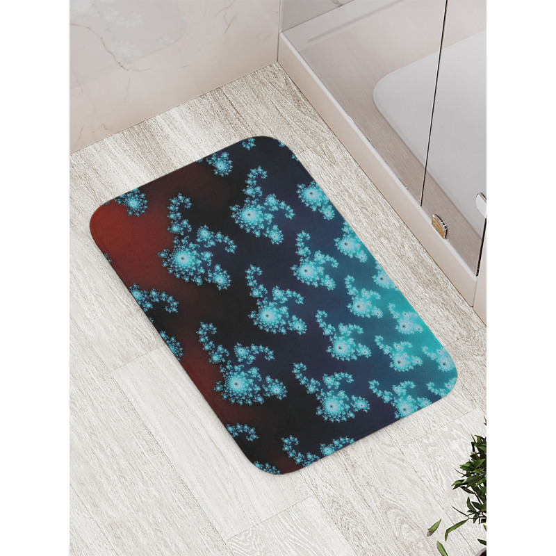 Trippy Twisted Forms Bath Mat