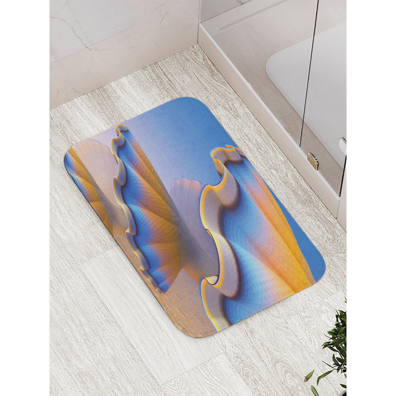 Sci Fi Shell Bath Mat