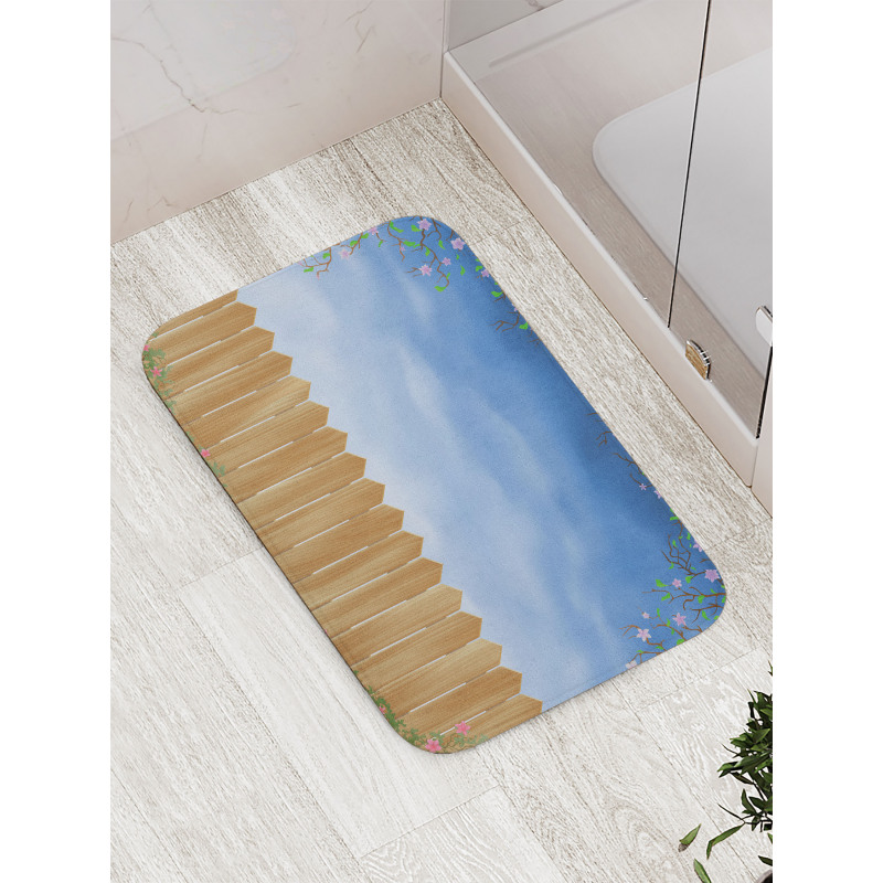 Swiled Spring Season Bath Mat