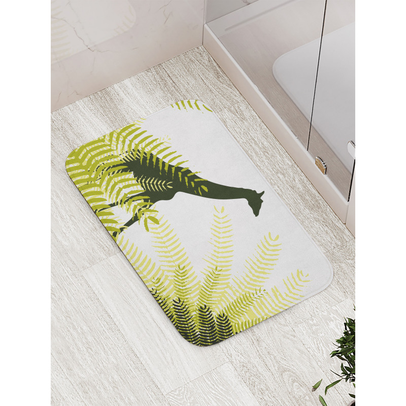 National Park Giraffe Bath Mat