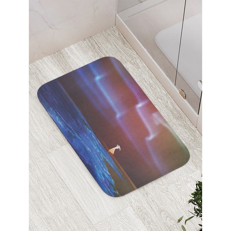 Psychedelic Sky Star Bath Mat