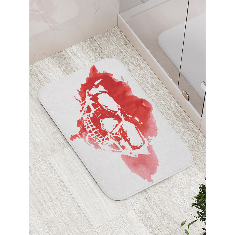 Gothic Skeleton Bath Mat