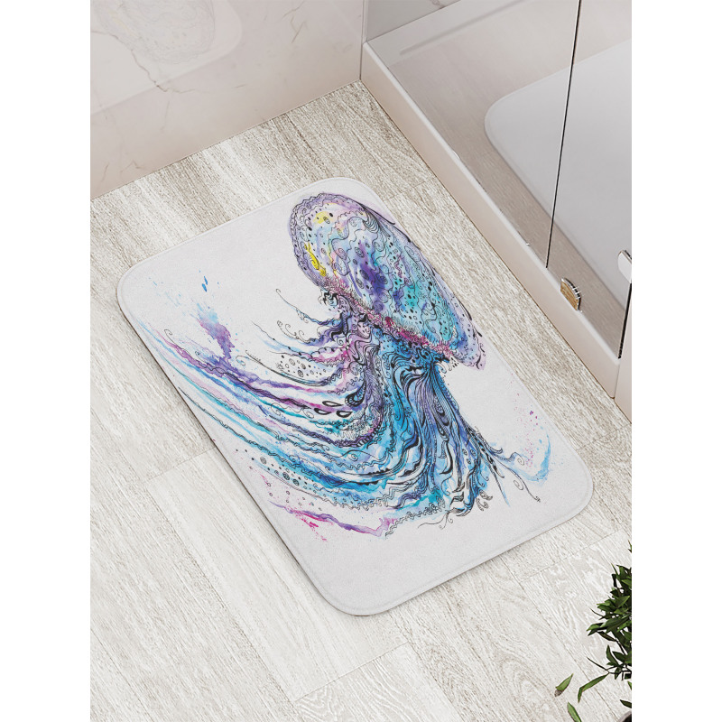 Aqua Colors Creative Bath Mat