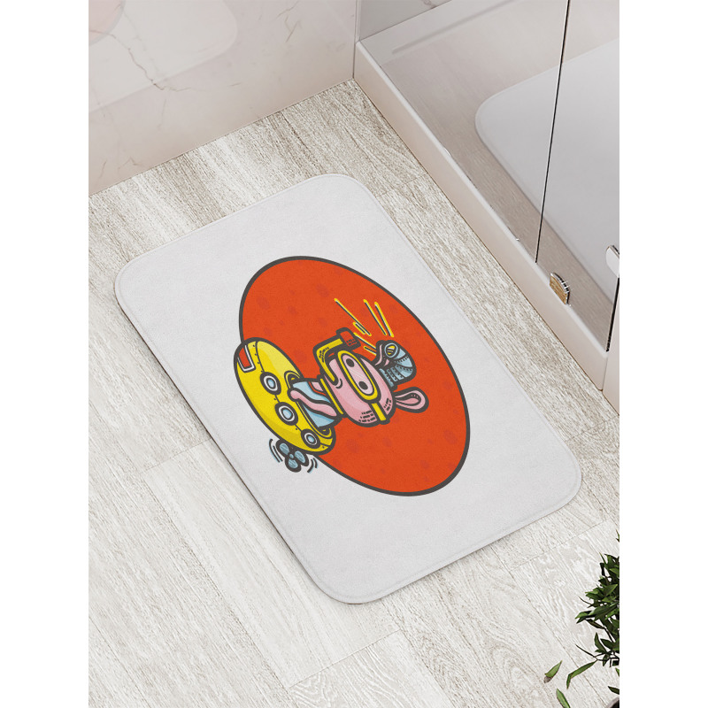 Alien Planet Bath Mat