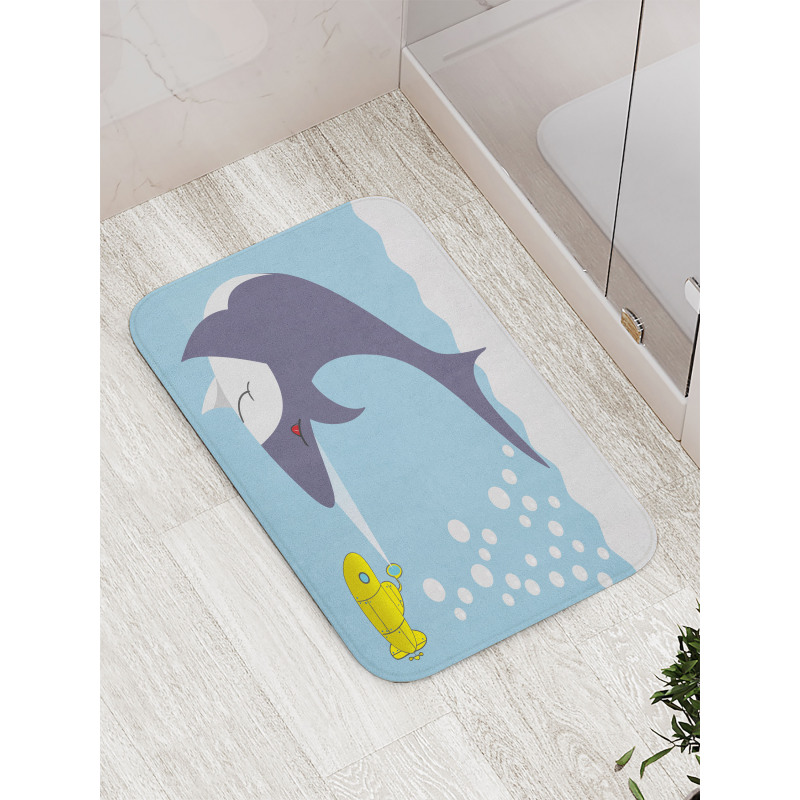 Shark Bubbles Bath Mat