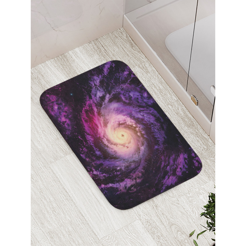 Cloudy Space Cosmos Bath Mat