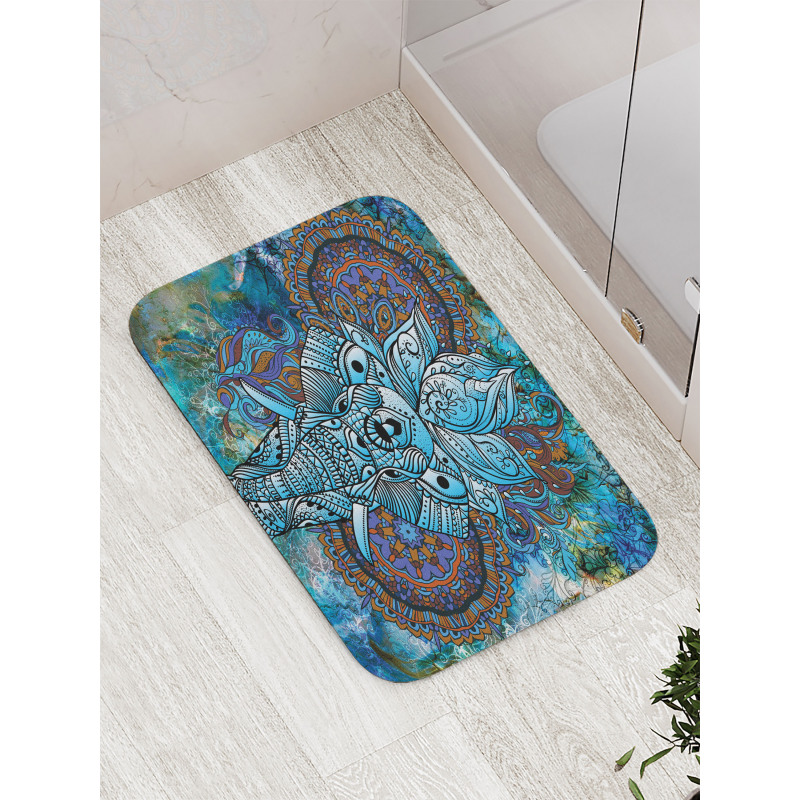 Third Eye Symbol Bath Mat