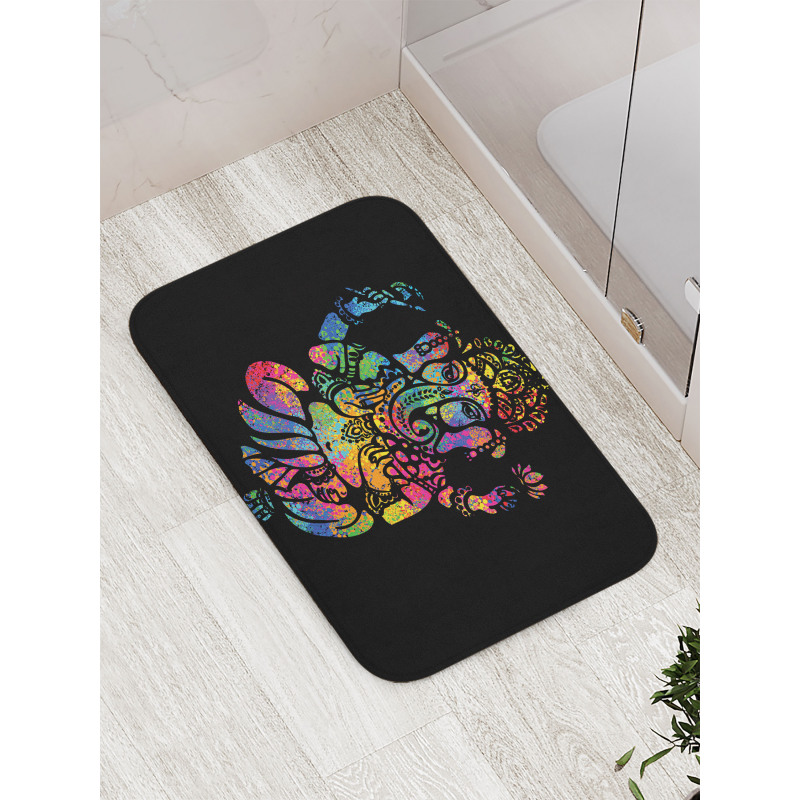 Eastern Lotus Trace Zen Bath Mat