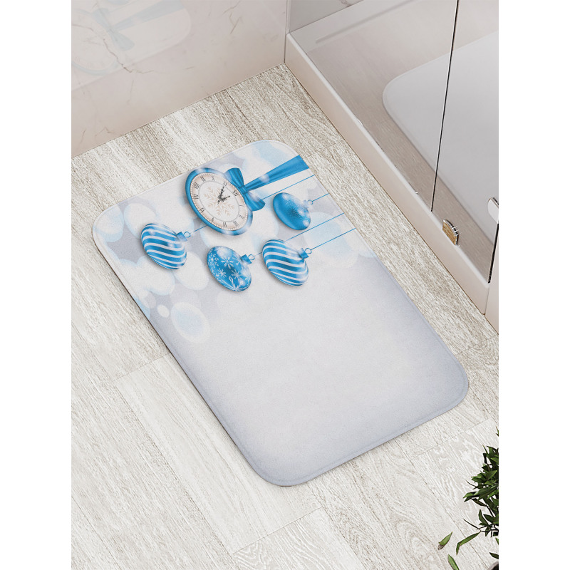 New Year Countdown Bath Mat