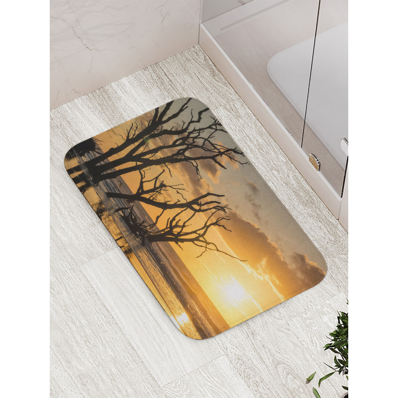 Sunrise at Beach Trees Bath Mat