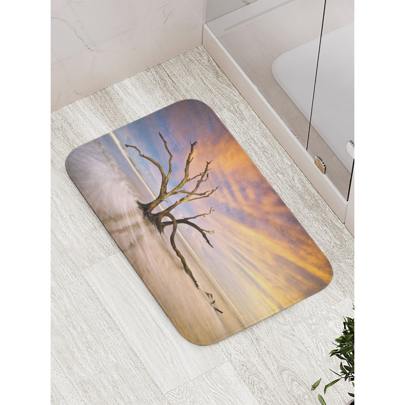 Dead Tree Sun Driftwood Bath Mat