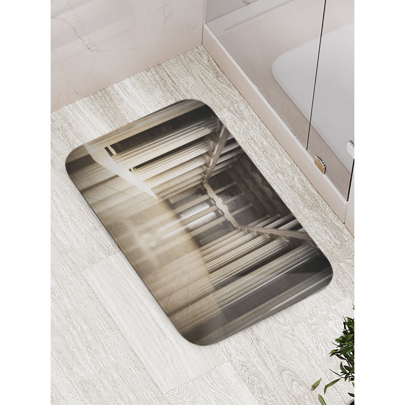 3D Model Style Column Bath Mat