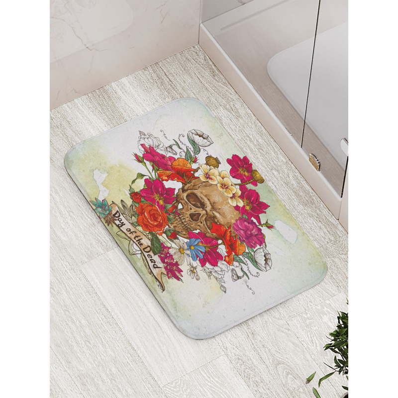 Dead Flowers Spain Bath Mat