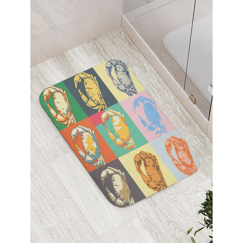 Composition of Crabs Bath Mat