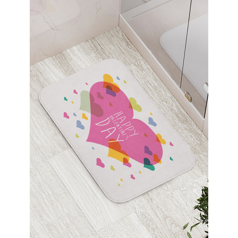 Words Love Romance Bath Mat