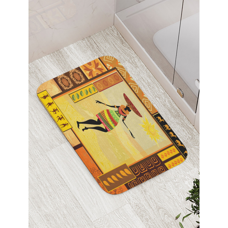 Folkloric Bath Mat