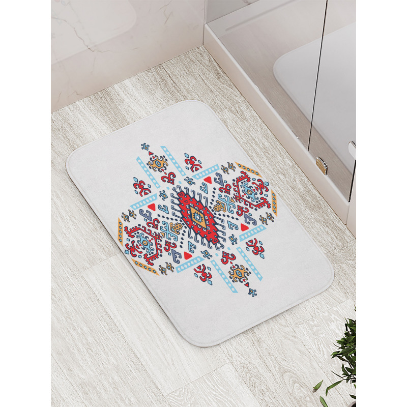 Mexican Pattern Bath Mat