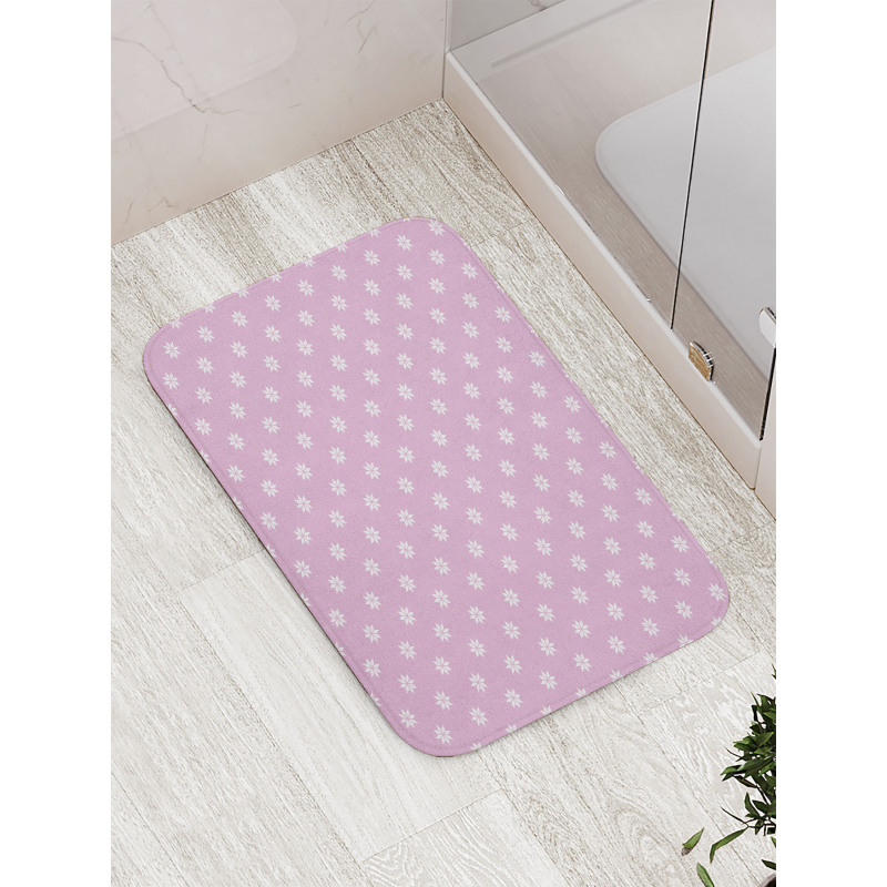 Abstract Fractal Circle Bath Mat