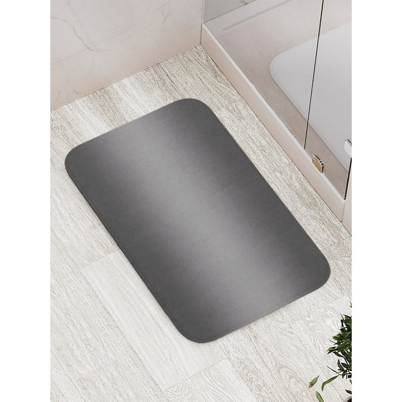 Grey Smoke Fume Design Bath Mat