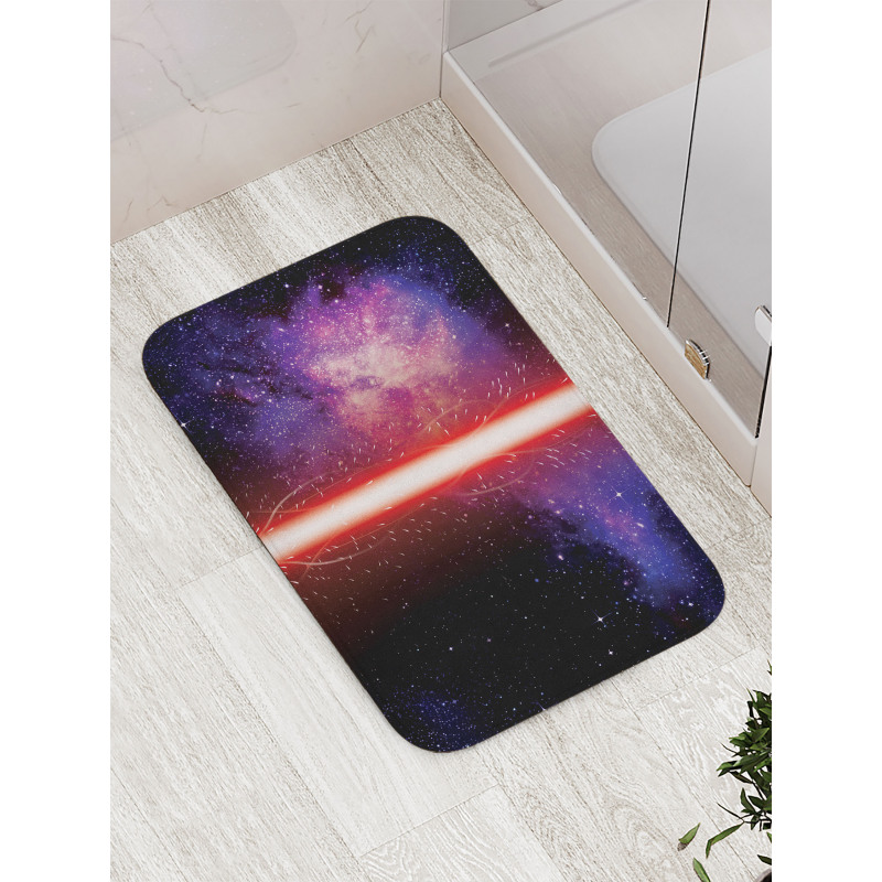 Space Theme Bath Mat