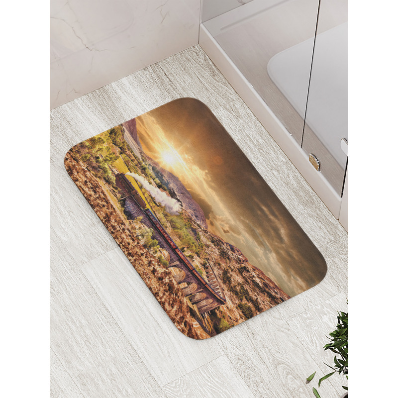 Famous Train Station Bath Mat