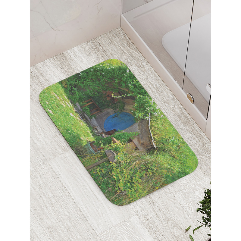 Fantasy Hobbit Land House Bath Mat