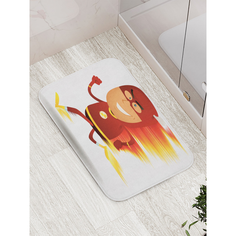 Bolt Man with Lghts Bath Mat