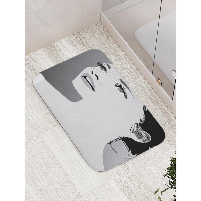 Digital Girl Bath Mat