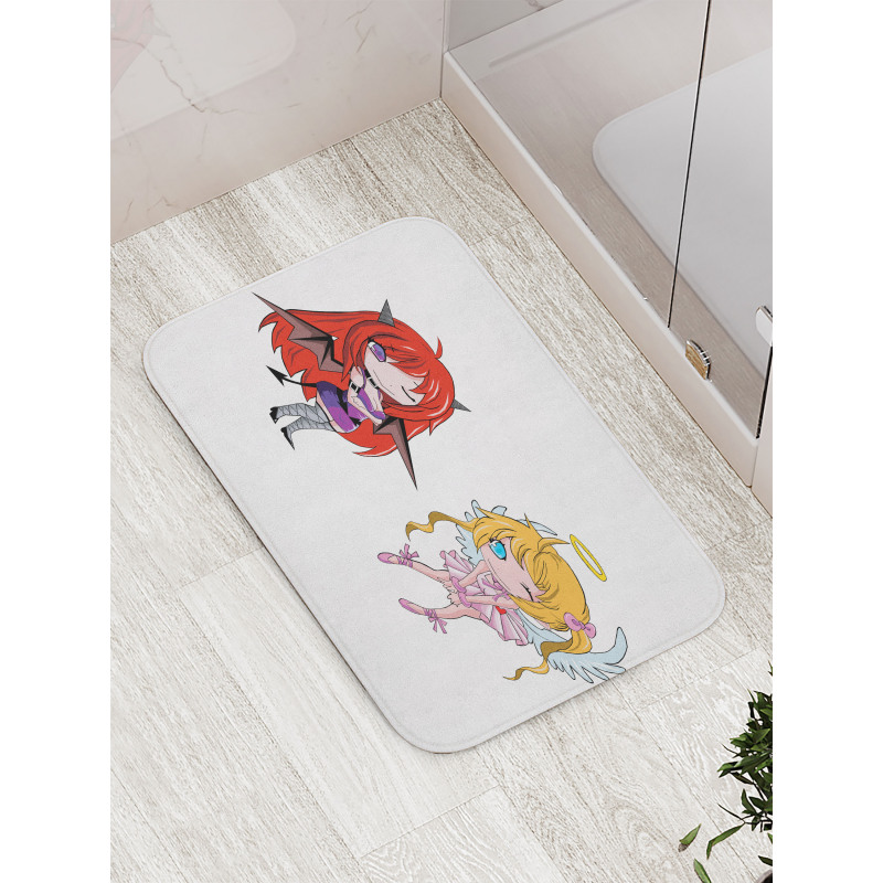 Japanese Fairytale Art Bath Mat