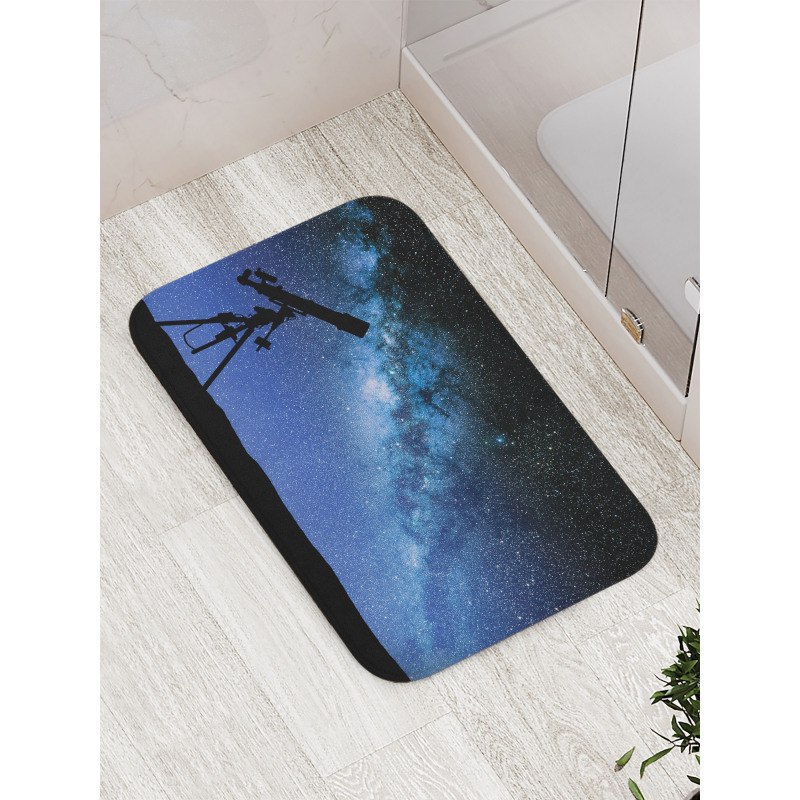 Milky Way Nİght Galaxy Bath Mat