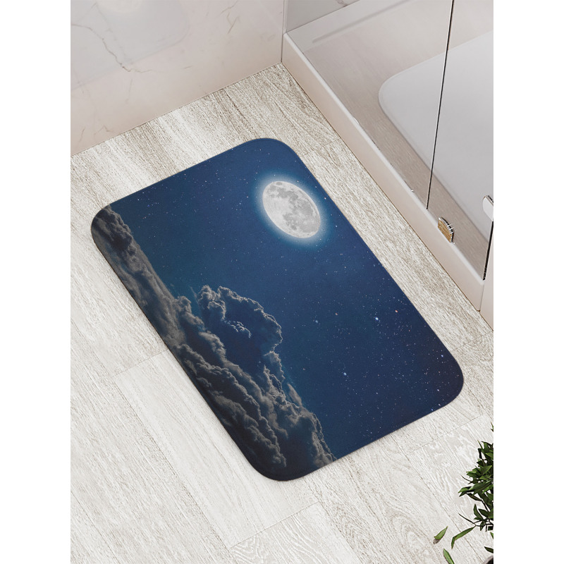 Moon and Stars Bath Mat