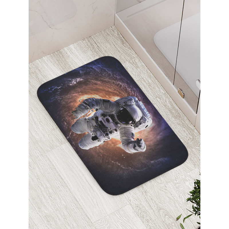 Astronaut in Outer Space Bath Mat