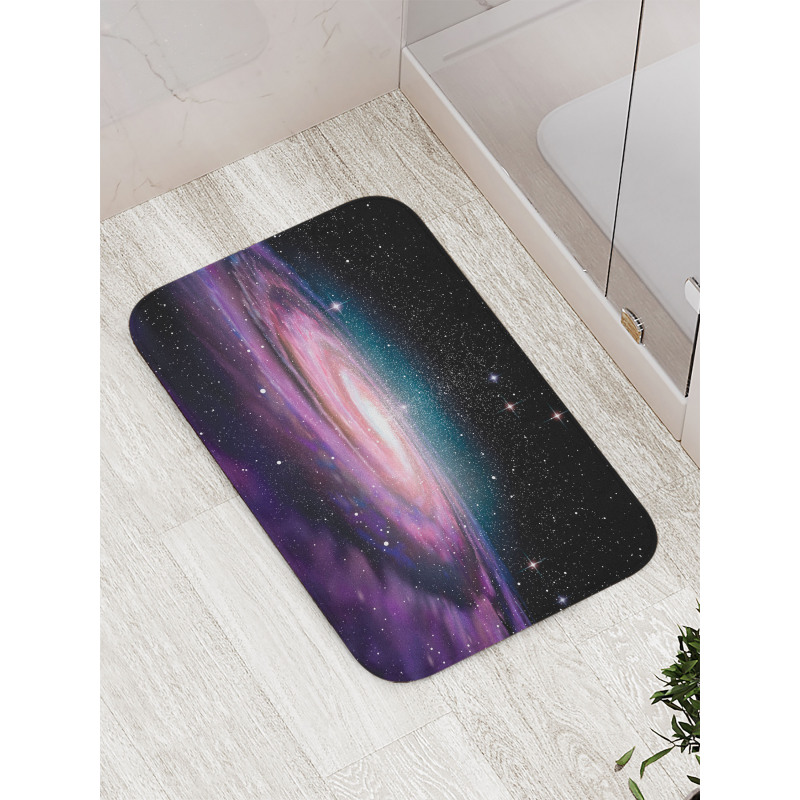 Galaxy in Outer Space Bath Mat