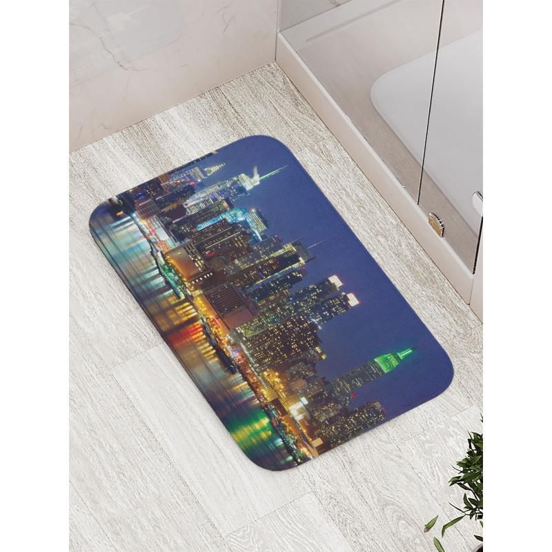 NYC Midtown Skyline Bath Mat