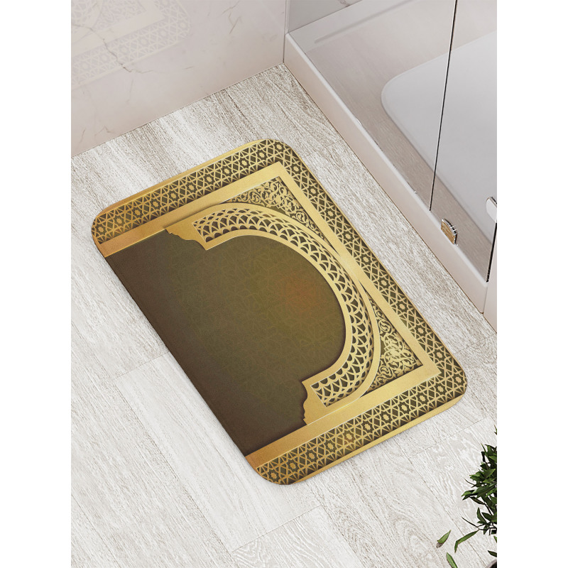 East Culture Figures Bath Mat