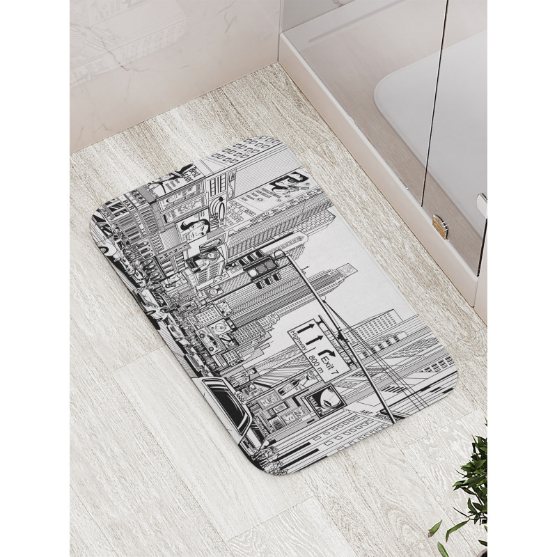 Downtown Manhattan Bath Mat