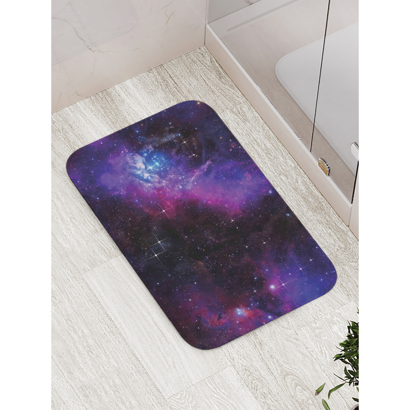 Nebula Dark Galaxy Stars Bath Mat
