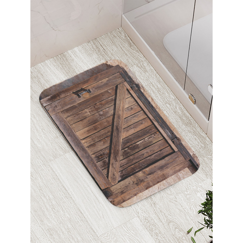 Vintage Sliding Door Bath Mat