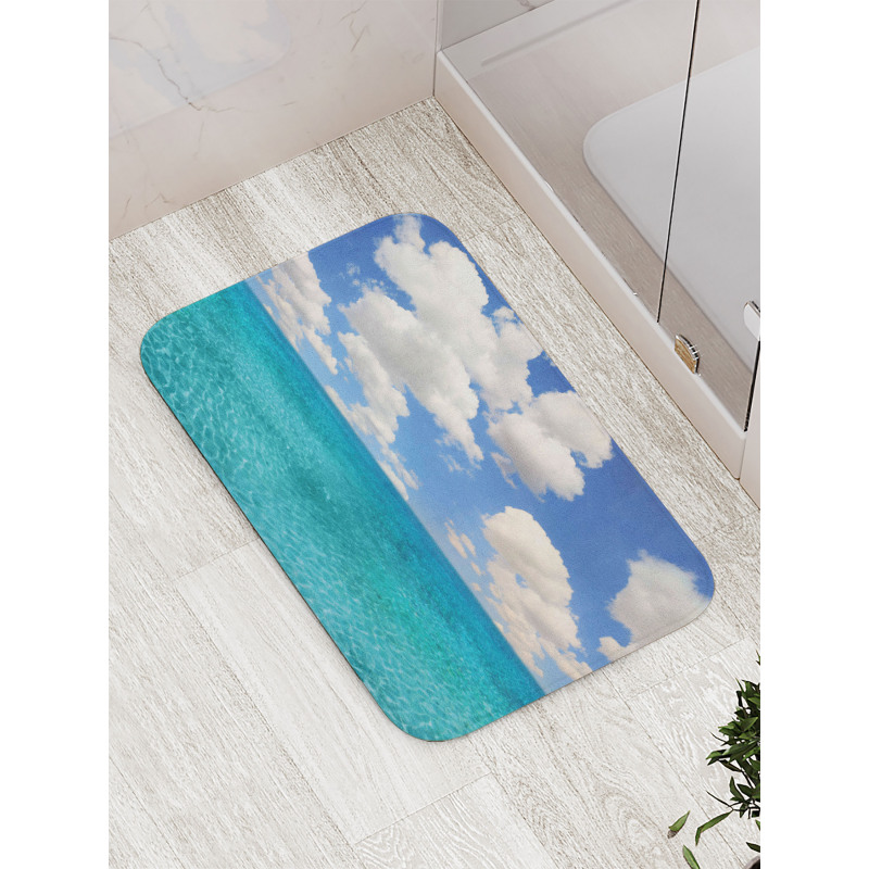 Tropical Island Beach Bath Mat