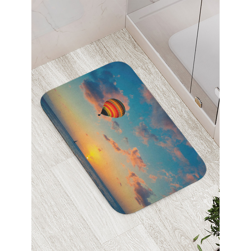 Skyline Horizon at Sea Bath Mat