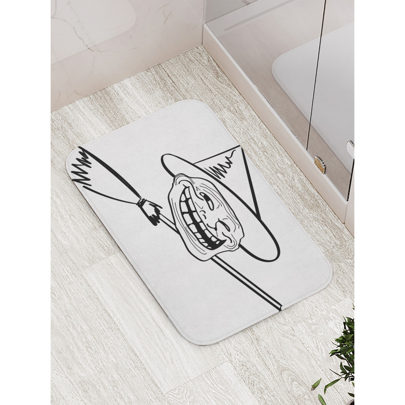 Spooky Halloween Spirit Bath Mat