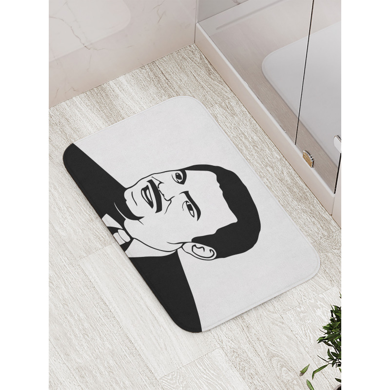 Retro Comics Meme Troll Bath Mat