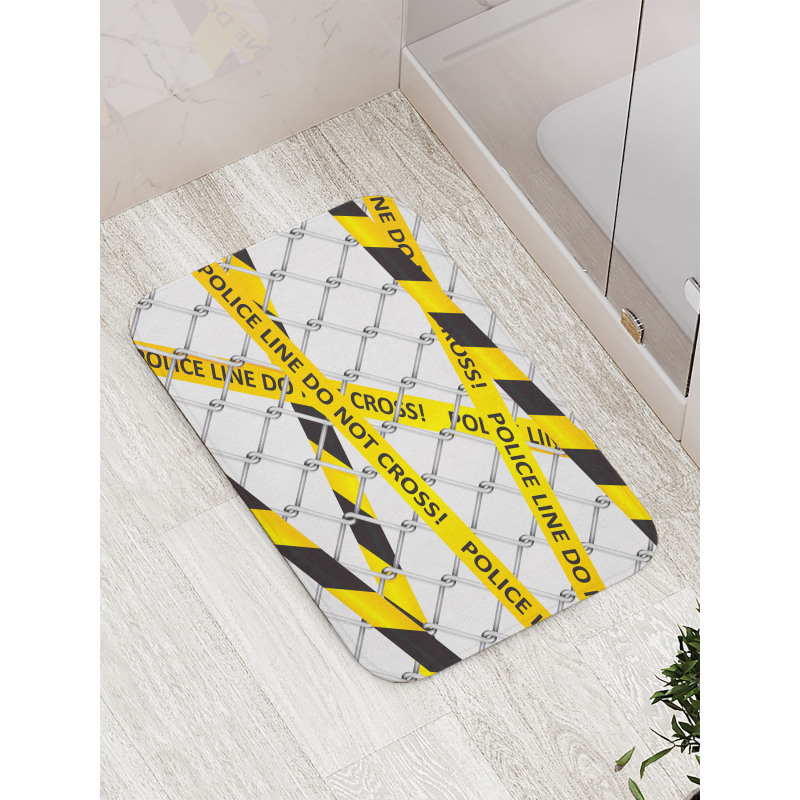 Crime Scene Bands Bath Mat