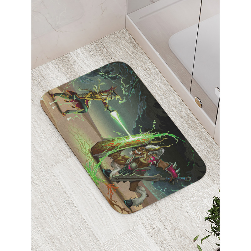 Comics Wild Superheros Bath Mat