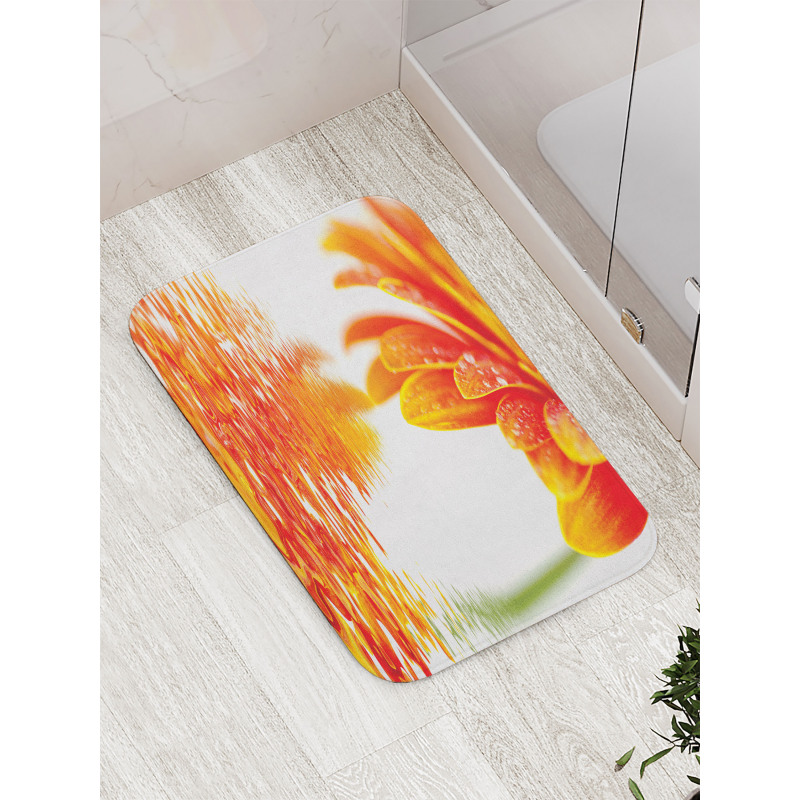 Sun Flower Reflection Bath Mat