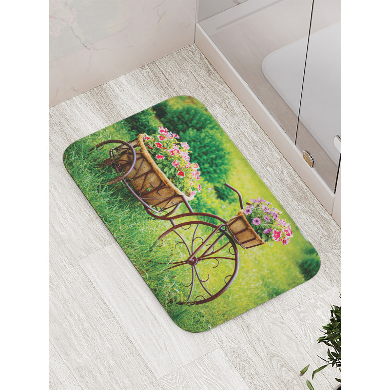 Vintage Ivy Frame Bath Mat