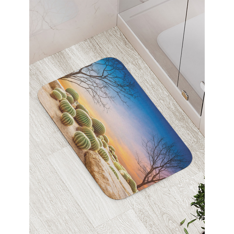 Cactus Balls on Mountain Bath Mat