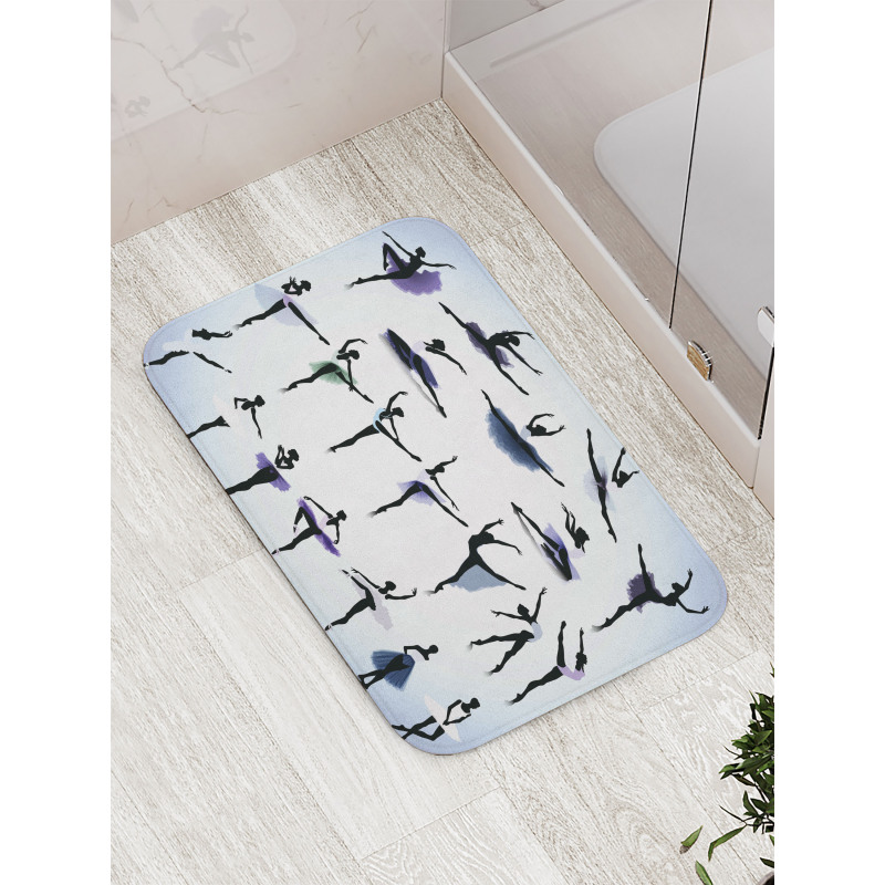 Female Ballet Dancers Bath Mat